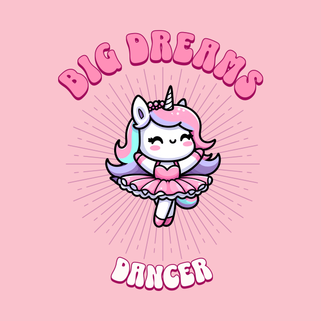 Big Dreams Ballet Dancer Unicorn | Dream Big! by Pink & Pretty