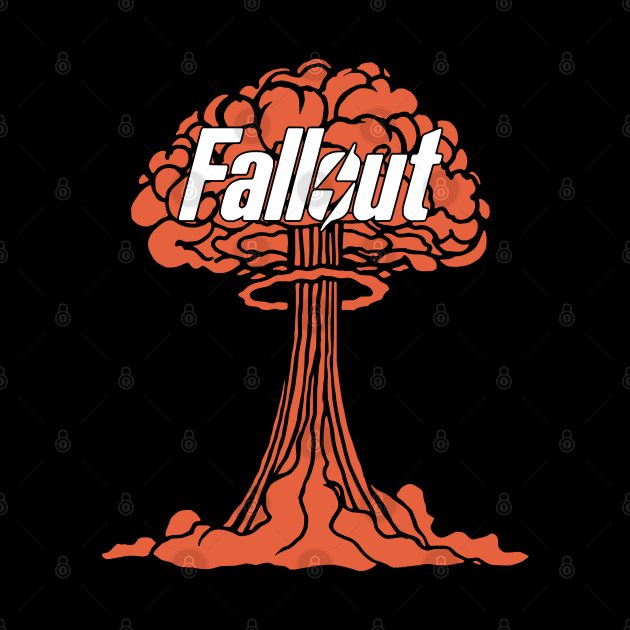 FALLOUT LOGO by SPACE ART & NATURE SHIRTS 