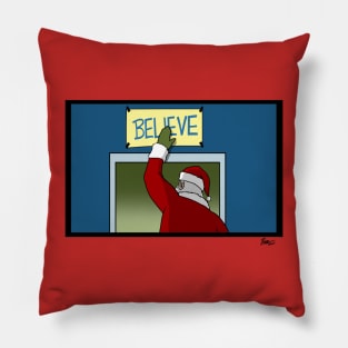 Santa Believe! Pillow