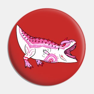 Cute Pink Majungasaurus Pin