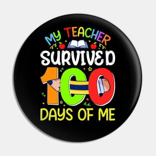 My Teacher Survived 100 Days Of Me Pin