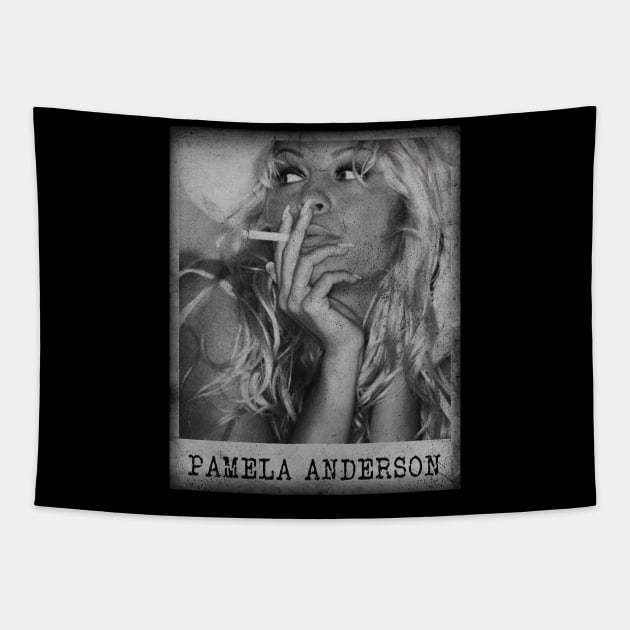 Pamela Anderson // Minimalist Fanart Tribute Tapestry by j.adevelyn