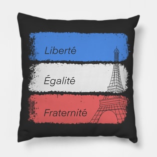 French Flag Pillow