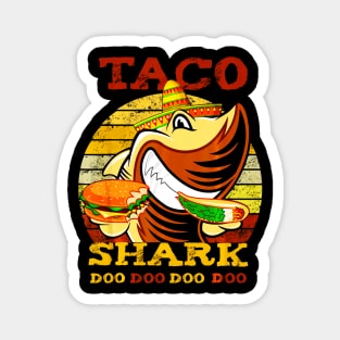 Cinco De Mayo Baby Toddler Taco Shark Magnet