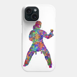 Taekwondo watercolor Phone Case