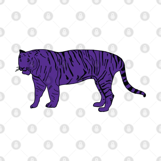 Purple Tiger by Manitarka