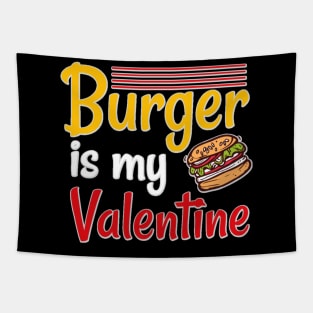 Burger is My Valentine Tapestry