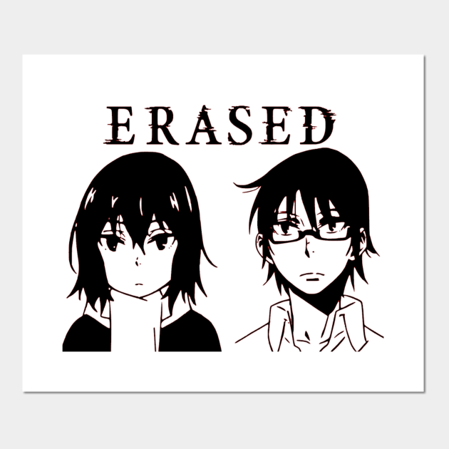 Erased Boku dake ga inai machi Kayo and Satoru - Erased - Posters and Art Prints | TeePublic Erased Boku dake ga inai machi Kayo and Satoru - Erased - Posters and Art Prints | TeePublic