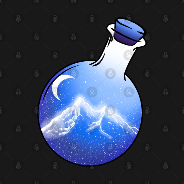 Magic bottle 2 by Miruna Mares