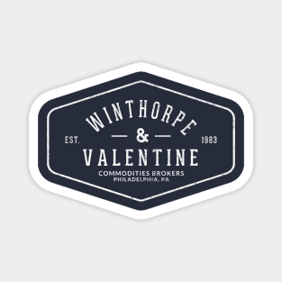 Winthorpe & Valentine Commodities Brokers - vintage logo Magnet