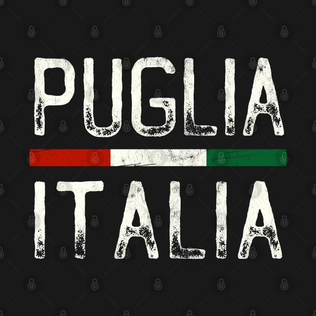 Puglia, Italia - Vintage Style Typography Design by DankFutura