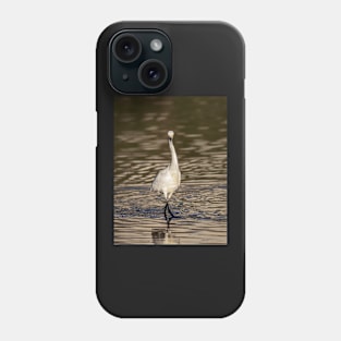 Snowy White Egret Staredown Phone Case