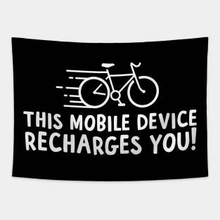 This Mobile Device Recharges You Cycling Tapestry