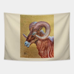 Bighorn Sheep Ram Tapestry