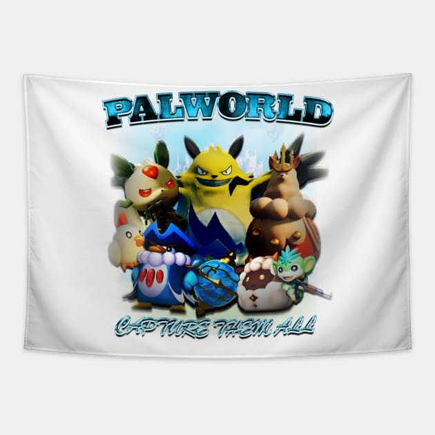 palworld custom design Tapestry by ColeBsTees