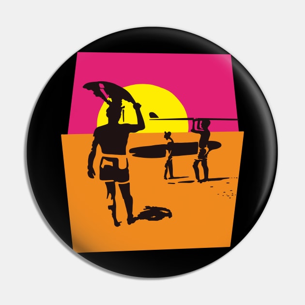 Endless Summer - California 60s Surfing Pin by isstgeschichte