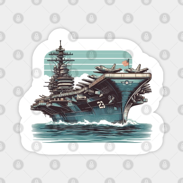 Aircraft carrier Magnet by Vehicles-Art