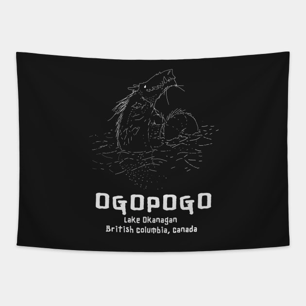 Ogopogo Tapestry by ArtEnceladus