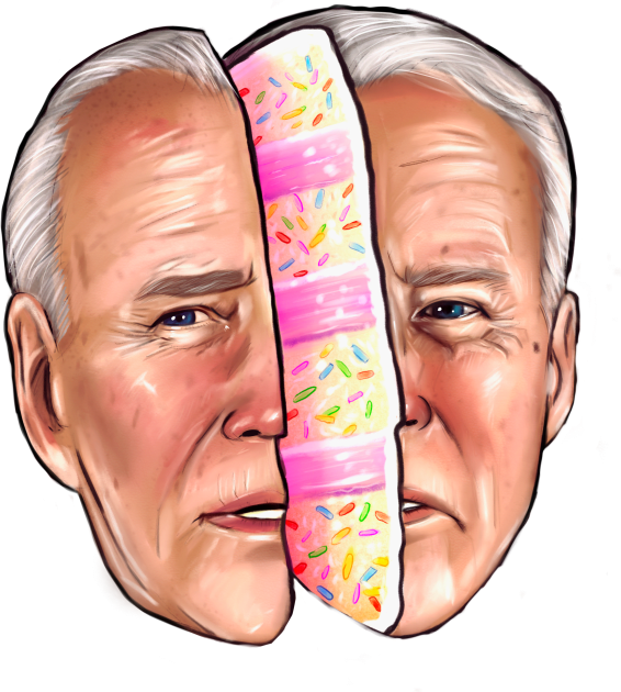 Joe Biden is cake Kids T-Shirt by Amanda Excell