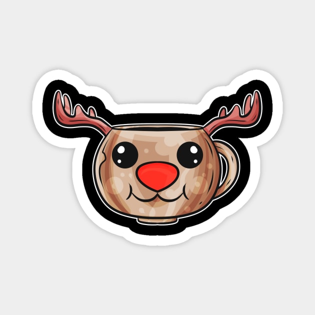 Eggnog Cup Rudolph The Reindeer Christmas Christmas TeePublic