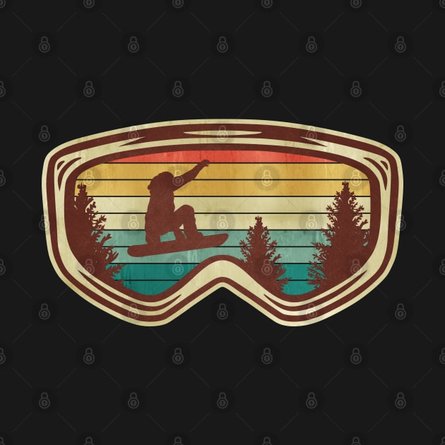 Vintage Snowboarder by iconicole