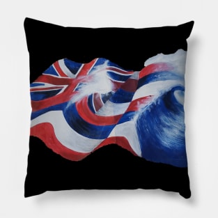 Hawaiian flag surfing design t-shirt Pillow