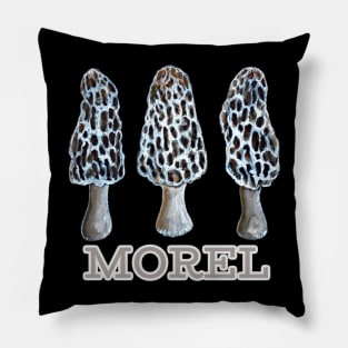 Morel Mushroom Lover Pillow