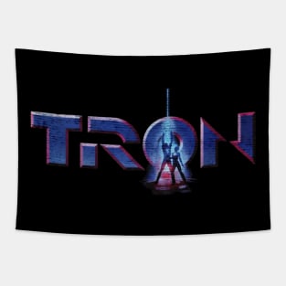 Black Tron 1982 Tapestry