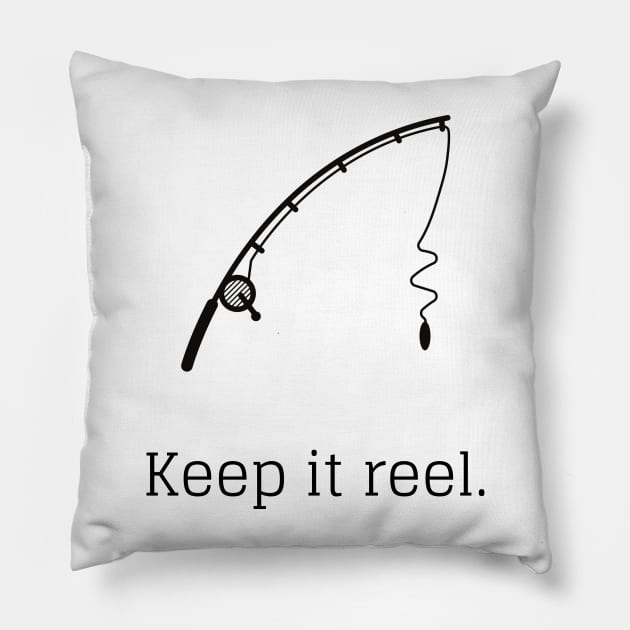 Keep it reel. Pillow by Ckrispy