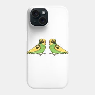 Budgie - recessive pied Phone Case