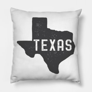 Texas Map Pillow
