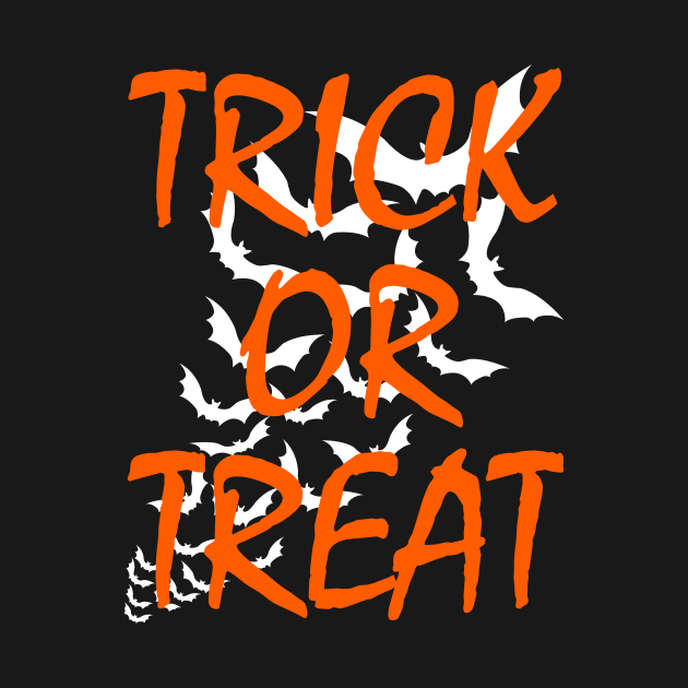 Trick or Treat Halloween Bats by ChrisWilson