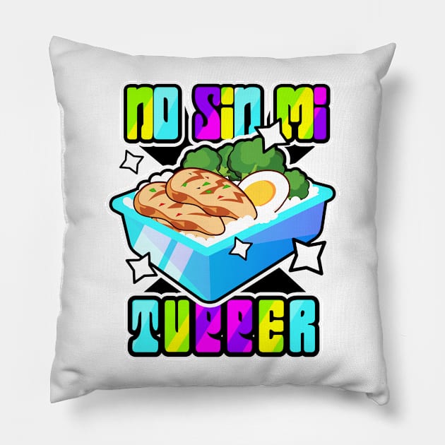 Omnivore Tupper Pillow by clarabmtnez