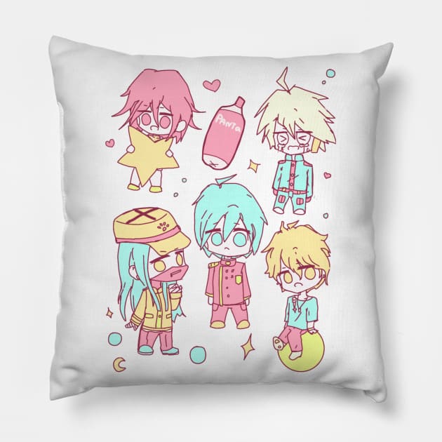 DRV3 Boys Pillow by Kibo-Kibo