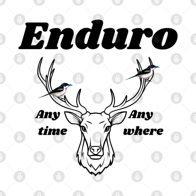 Enduro any time, any where . Awesome Dirt bike/Motocross design. by Murray Clothing