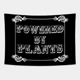 Powered By Plants - Awesome Vegan Lover Design Tapestry