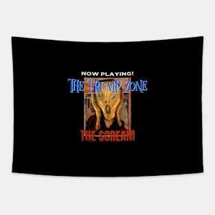 Trump Zone Political Anxiety Scream Funny Tapestry