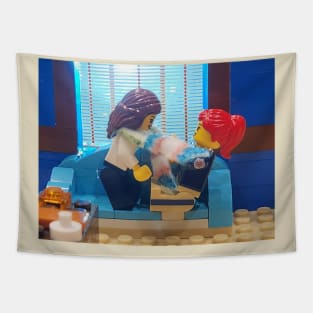 Lego Wayhaught - "The couch" Tapestry