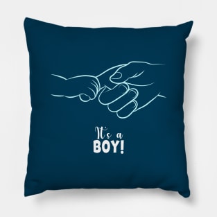 Pregnancy gender revel-boy Pillow