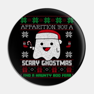 Ugly Christmas Sweater  - Spooky Christmas Pin