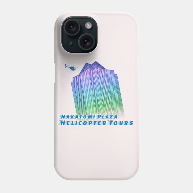 Nakatomi Plaza Helicopter Tours Phone Case by BCP Design