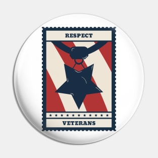 Respect Veterans Pin