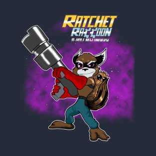 Ratchet Raccoon: A-Hole New Universe T-Shirt