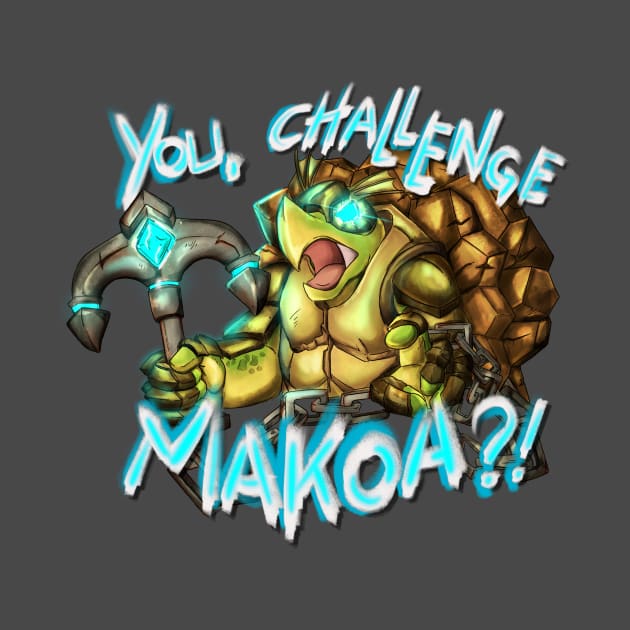 You Challenge Makoa?! by MinosArt