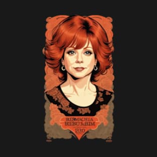 reba mcentire//vintage vektor 80s style v6 T-Shirt