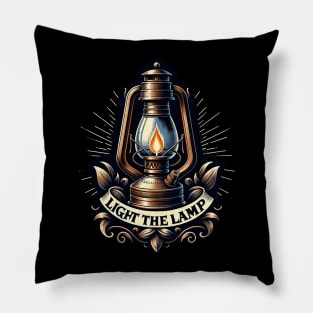 Light The Lamp Pillow