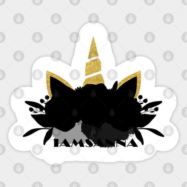 I Am Sanna I Am Sanna Sticker Teepublic I Am Sanna I Am Sanna Sticker Teepublic
