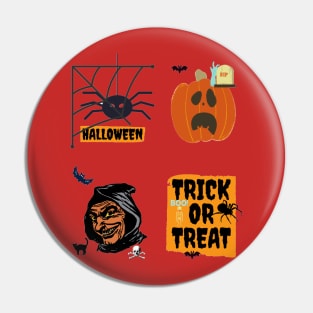 Creepy halloween Pin