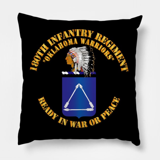 180th Infantry Regiment - COA Pillow by twix123844