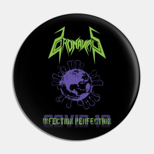 Coronavirus Infection Perfection Pin